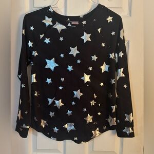 No Boundaries Black Starry Long Sleeve Size Small (3-5) NWT